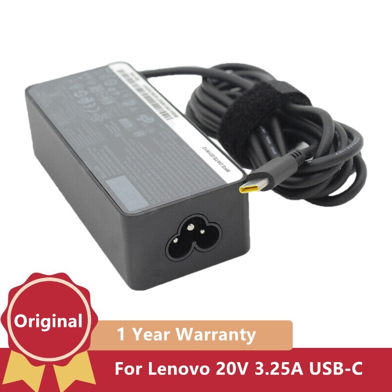 Laptop Charger - อะแดปเตอร์ AC แท้ 100% 65W 20V