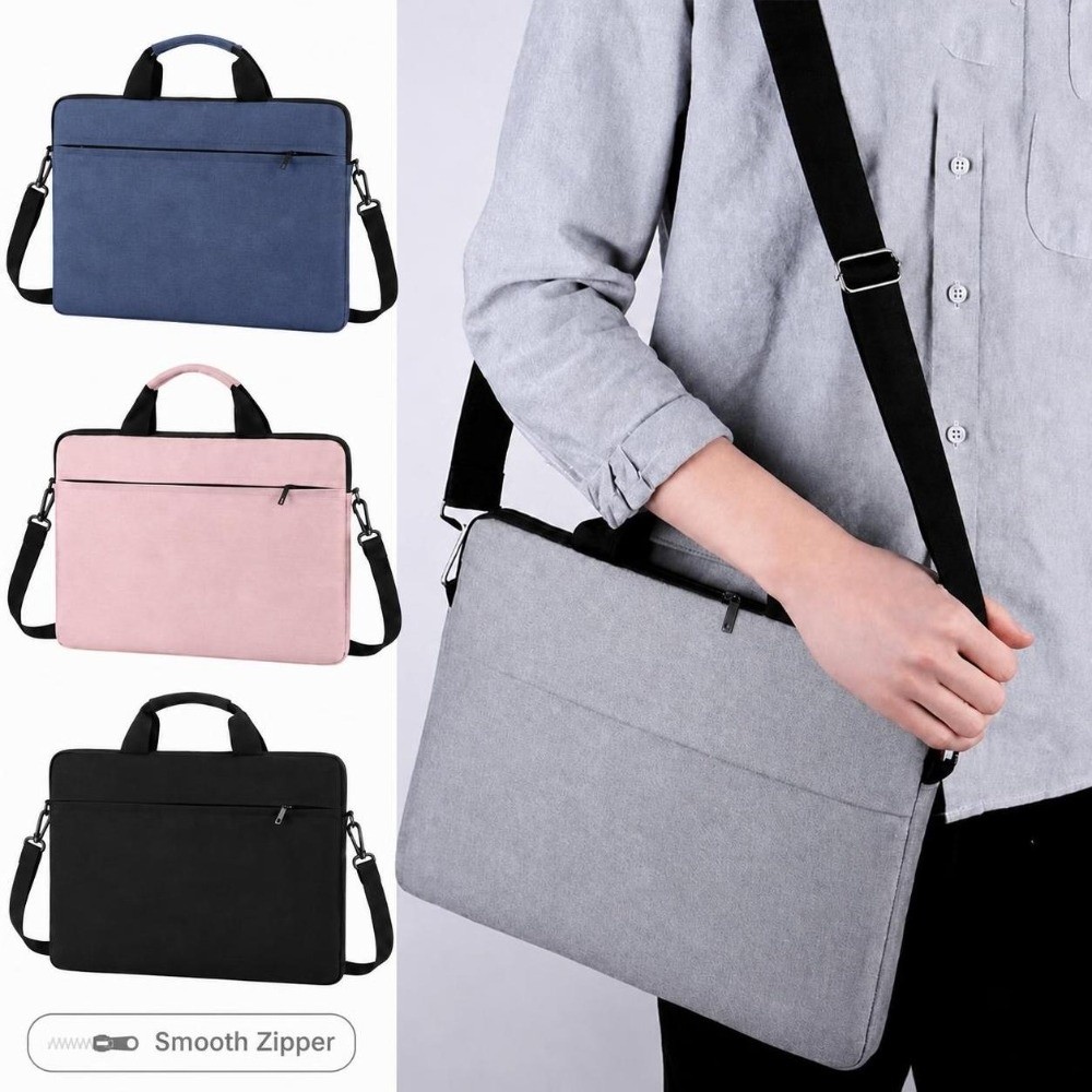 Laptop Sleeve - กระเป๋าใส่แล็ปท็อปแบบมีสายสะพายไหล่ ขนาดใหญ่ บางเฉียบ ป้องกันแล็ปท็อปได้ดี สำหรับ HP
