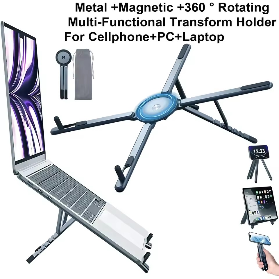 ที่วางโทรศัพท์แม่เหล็กแบบพกพาแ - Laptop Stand บทวิจารณ์และราคา