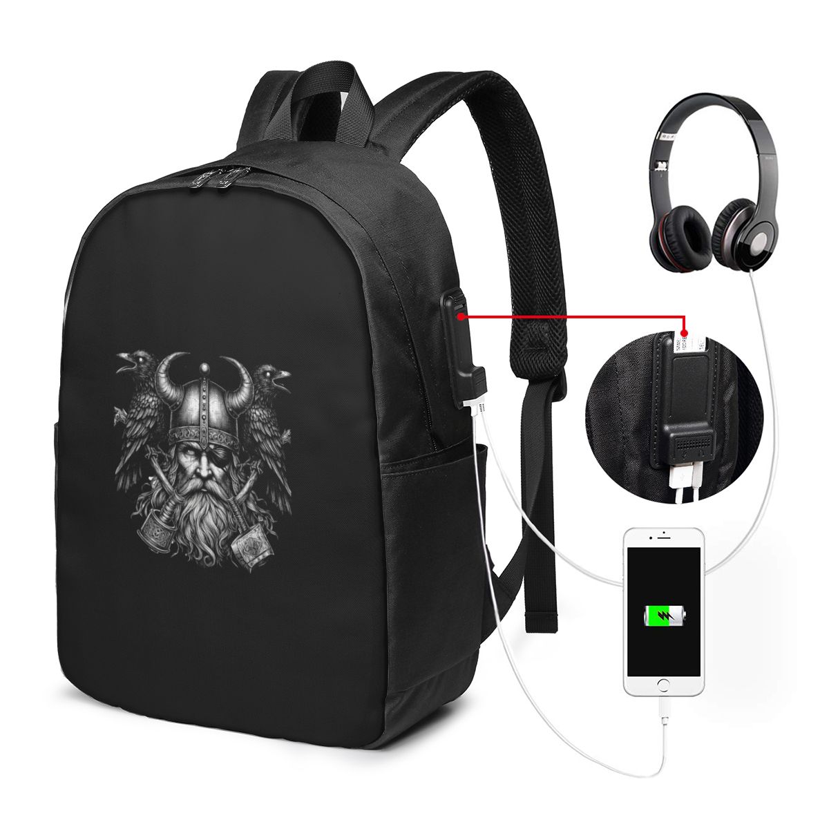 โอดิน ไวกิ้งส์ ตำนานไวกิ้ง ตำน - Laptop Bag บทวิจารณ์และราคา