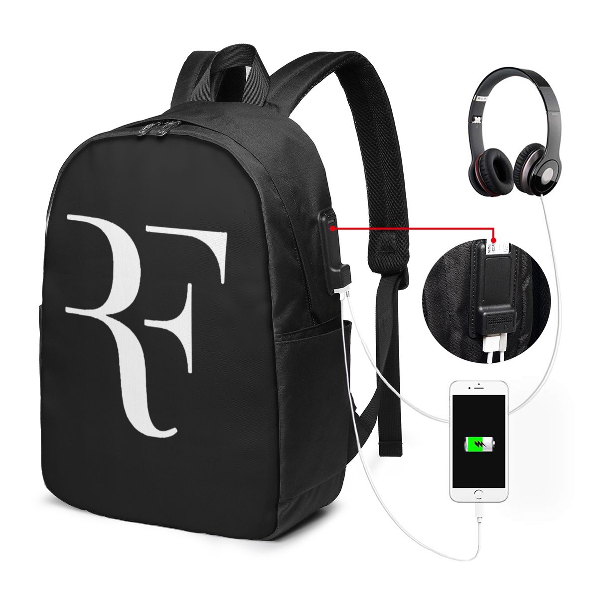 โรเจอร์ เฟเดอเรอร์กระเป๋าเป้สะ - Laptop Bag บทวิจารณ์และราคา
